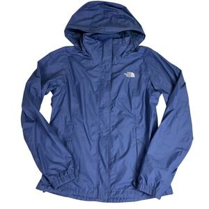 The‎ North Face Women's Hooded Blue DryVent Rain Jacket Waterproof Size Small